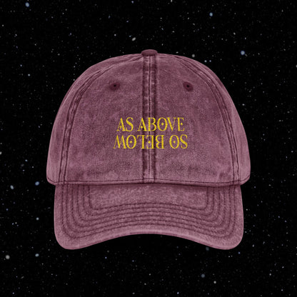 As Above, So Below Vintage Cap (Embroidery)