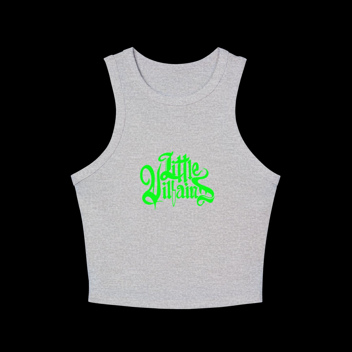 Little Villains (neon green) Micro Rib Tank