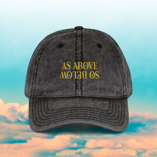 As Above, So Below Vintage Cap