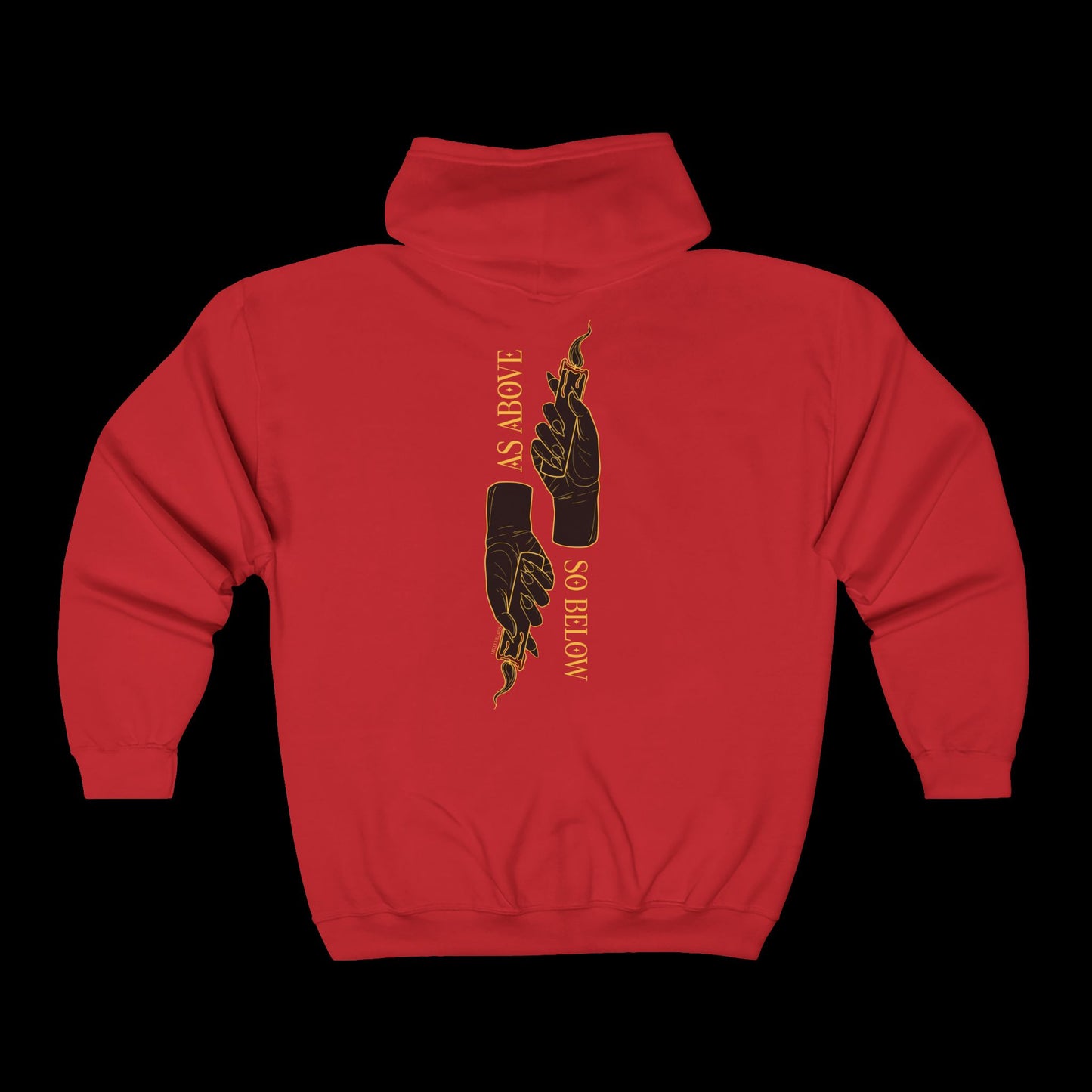 As Above, So Below Unisex Full Zip Hoodie