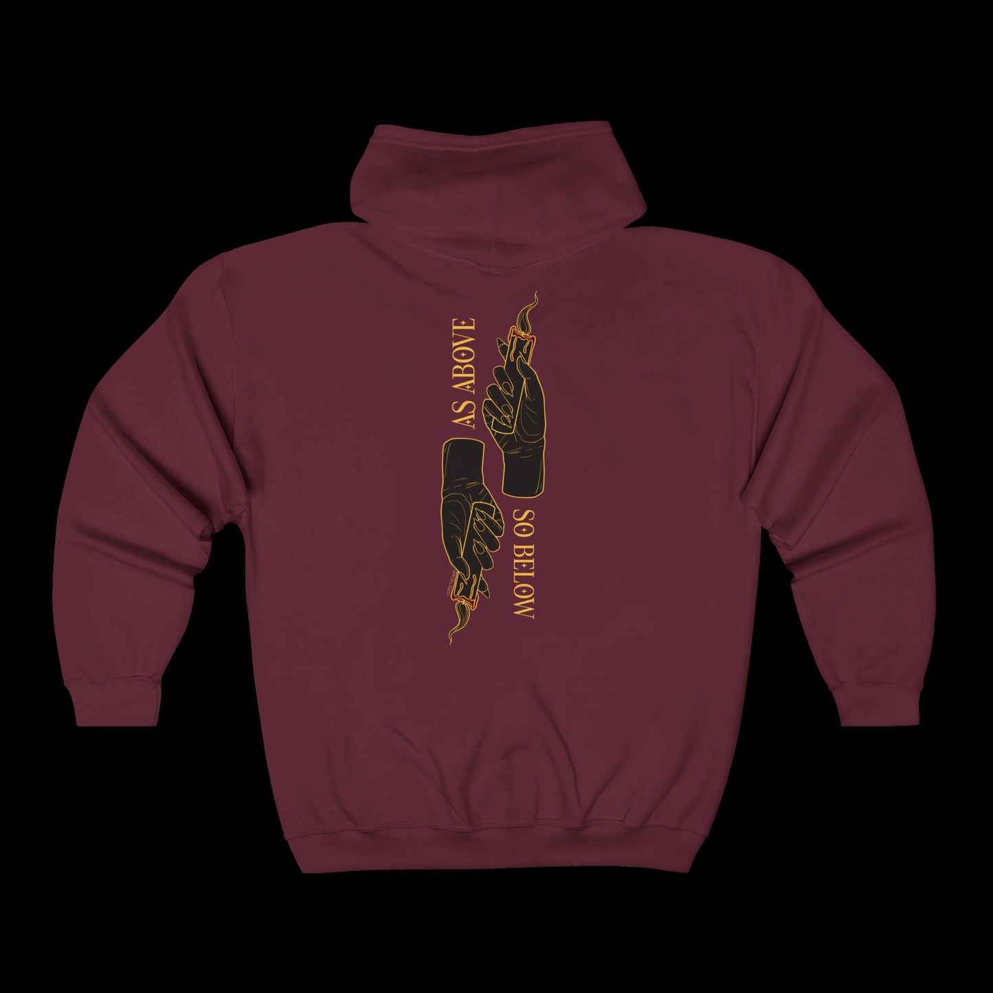 As Above, So Below Unisex Full Zip Hoodie