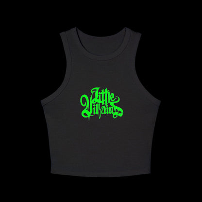 Little Villains (neon green) Micro Rib Tank