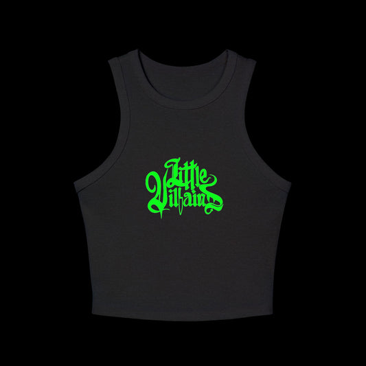 Little Villains (neon green) Micro Rib Tank