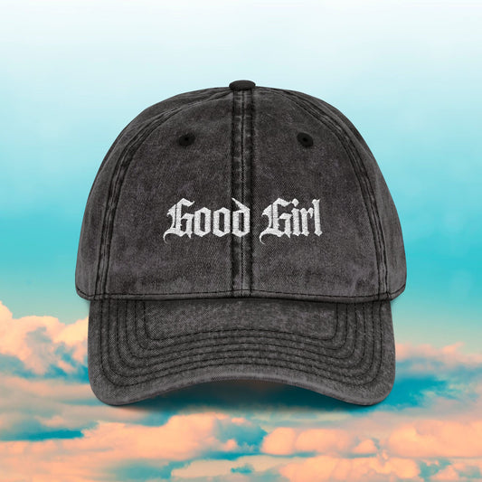 Good Girl Vintage Cap (Embroidery)