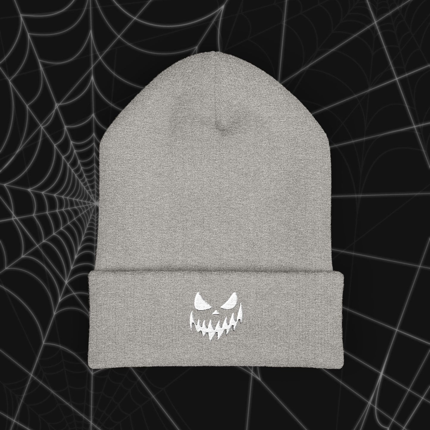 Spooky Grin Beanie (Embroidery)