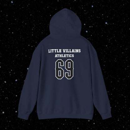 Little Villains Athletics 69 (white sticks) Unisex Hoodie