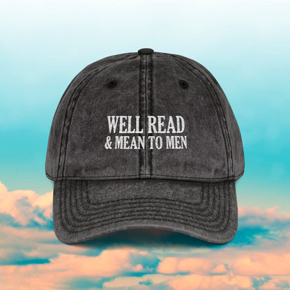 Mean To Men Vintage Cap