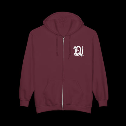 Little Villains (lrg back)  Unisex Full Zip Hoodie