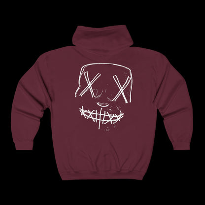 stalk me mask Unisex Full Zip Hoodie