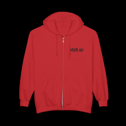 stalk me mask Unisex Full Zip Hoodie