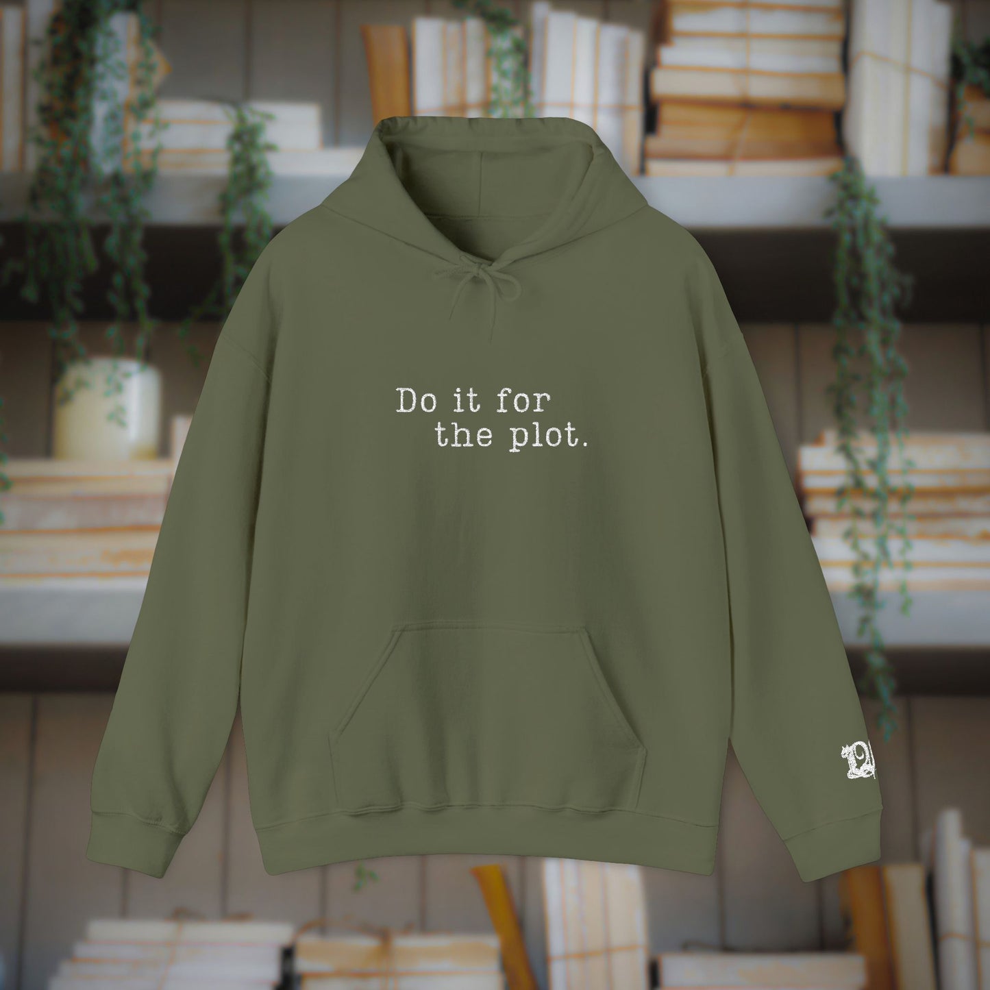 Do it for the Plot Embroidered Hoodie
