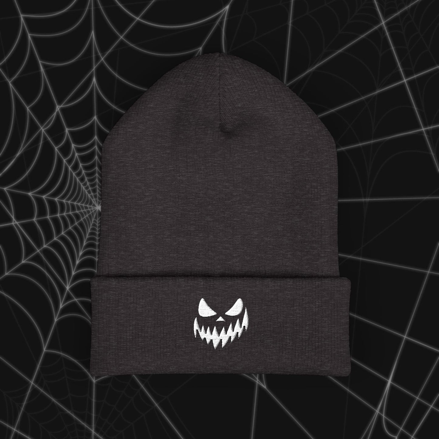 Spooky Grin Beanie (Embroidery)