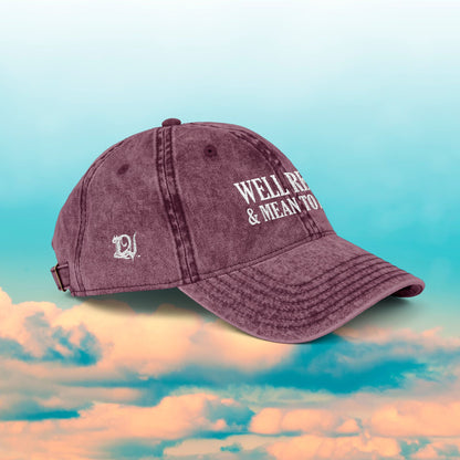 Mean To Men Vintage Cap