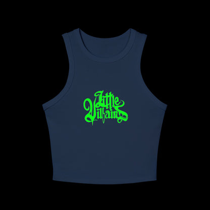 Little Villains (neon green) Micro Rib Tank