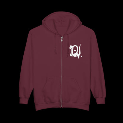 Stay Weird (back) Unisex Full Zip Hoodie