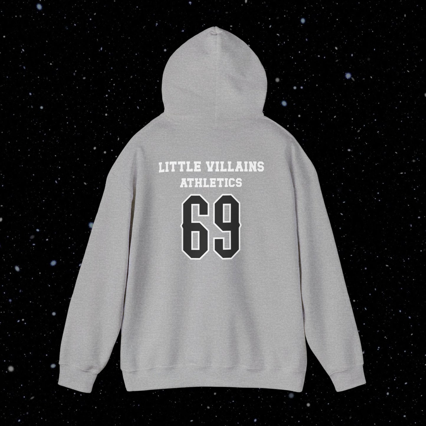 Little Villains Athletics 69 (white sticks) Unisex Hoodie