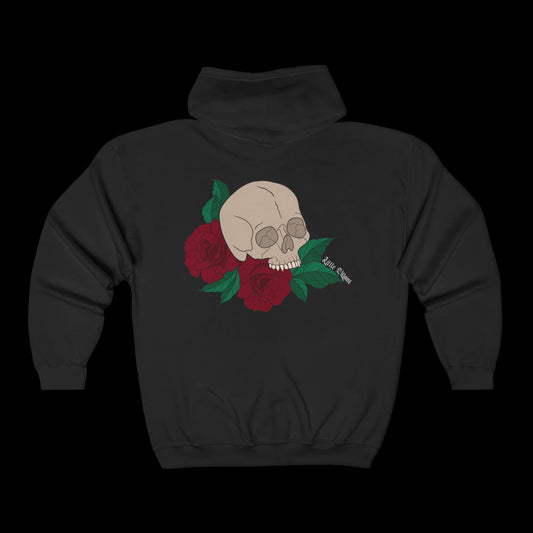 Skulls ‘n Roses Unisex Full Zip Hoodie