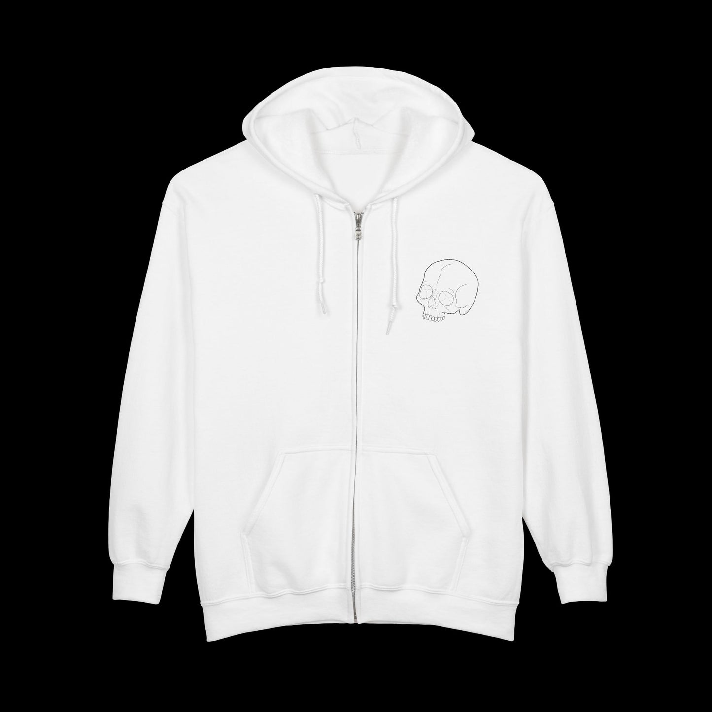 Skulls ‘n Roses Unisex Full Zip Hoodie