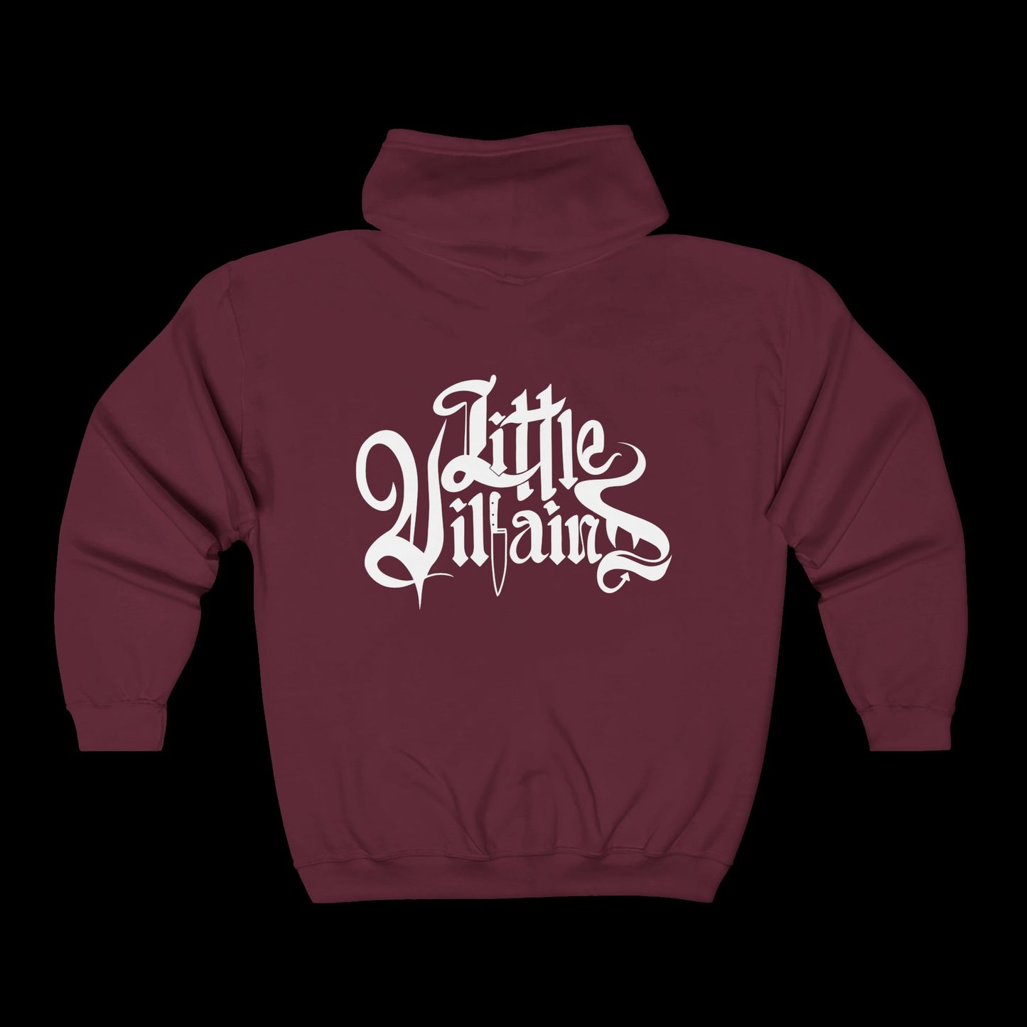 Little Villains (lrg back)  Unisex Full Zip Hoodie