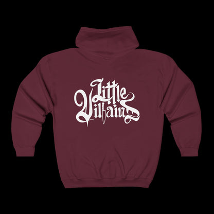 Little Villains (lrg back)  Unisex Full Zip Hoodie