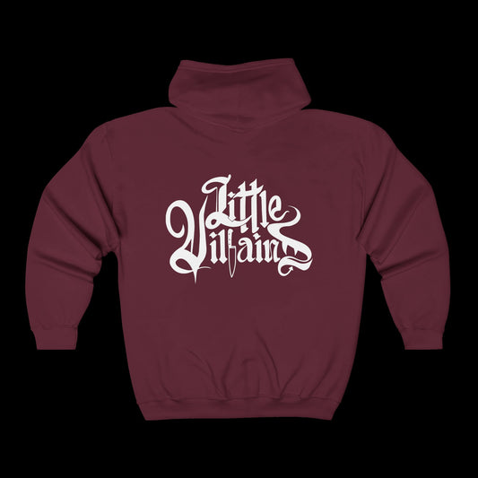 Little Villains (lrg back)  Unisex Full Zip Hoodie