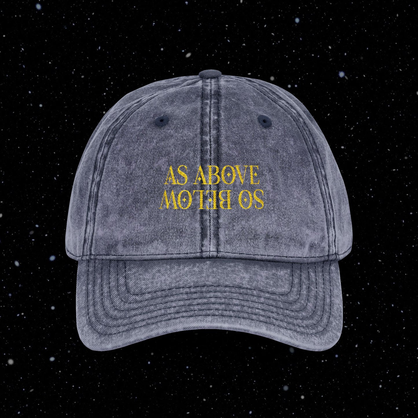 As Above, So Below Vintage Cap (Embroidery)