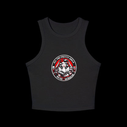 Pretty Girls Read Horror Women's Tank Top