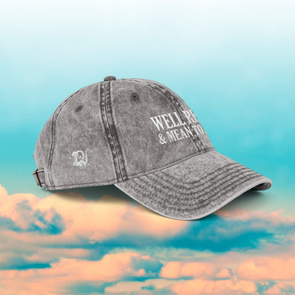 Mean To Men Vintage Cap