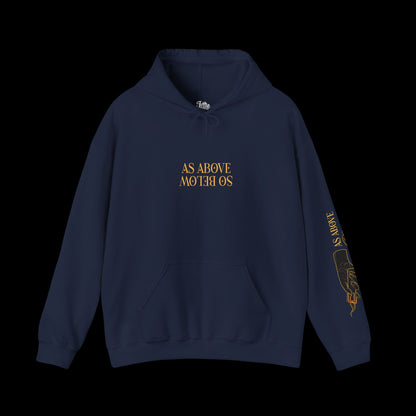 As Above, So Below (sleeve design) Hoodie
