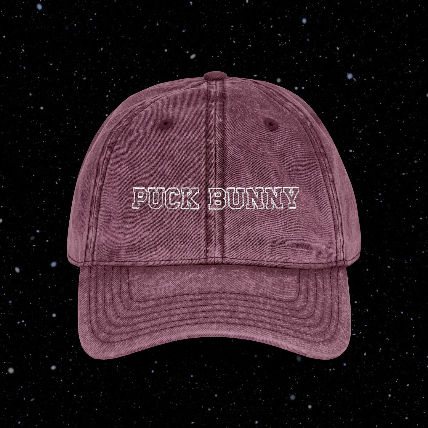 PUCK BUNNY Vintage Cap (Embroidery)