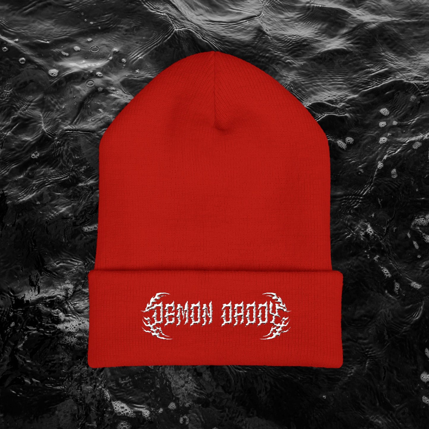 Demon Daddy Beanie (Embroidery)