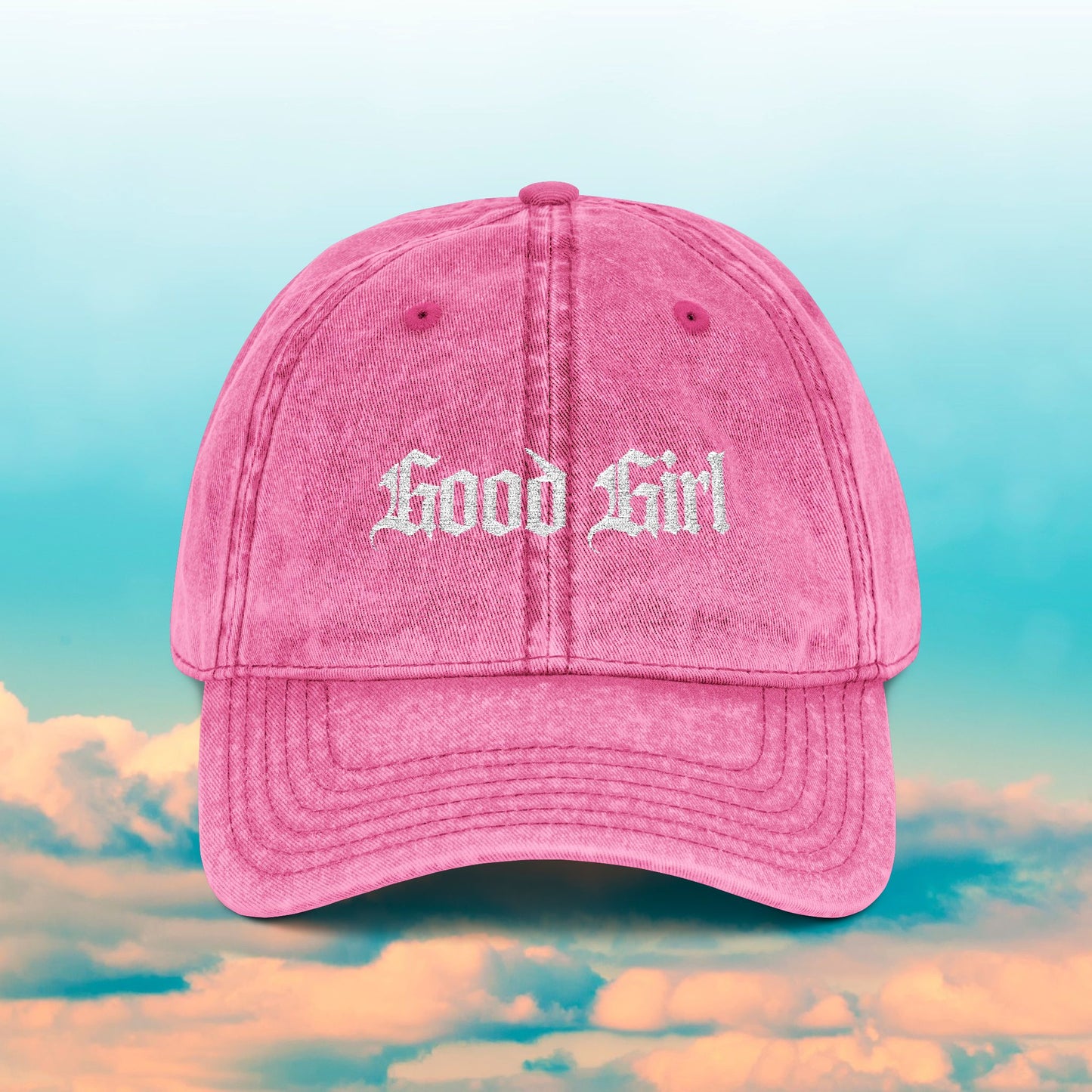Good Girl Vintage Cap (Embroidery)