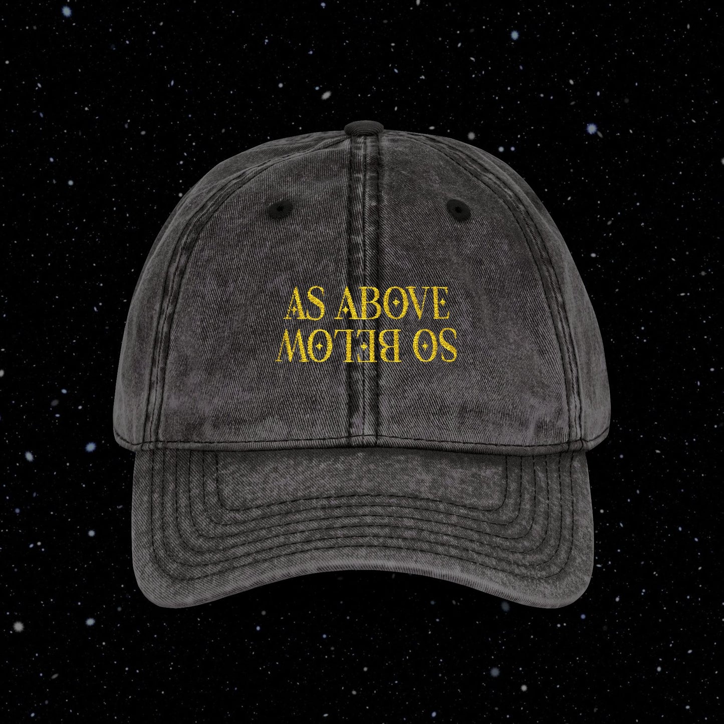 As Above, So Below Vintage Cap (Embroidery)