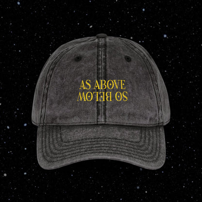 As Above, So Below Vintage Cap (Embroidery)