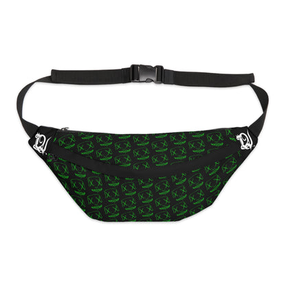Green Mask (pattern) Large Fanny Pack