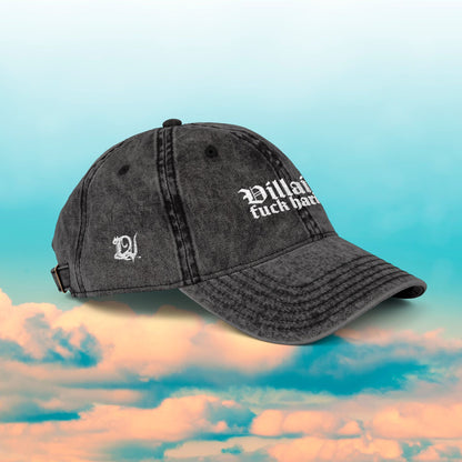 Villains Fuck Harder Vintage Cap (Embroidery)
