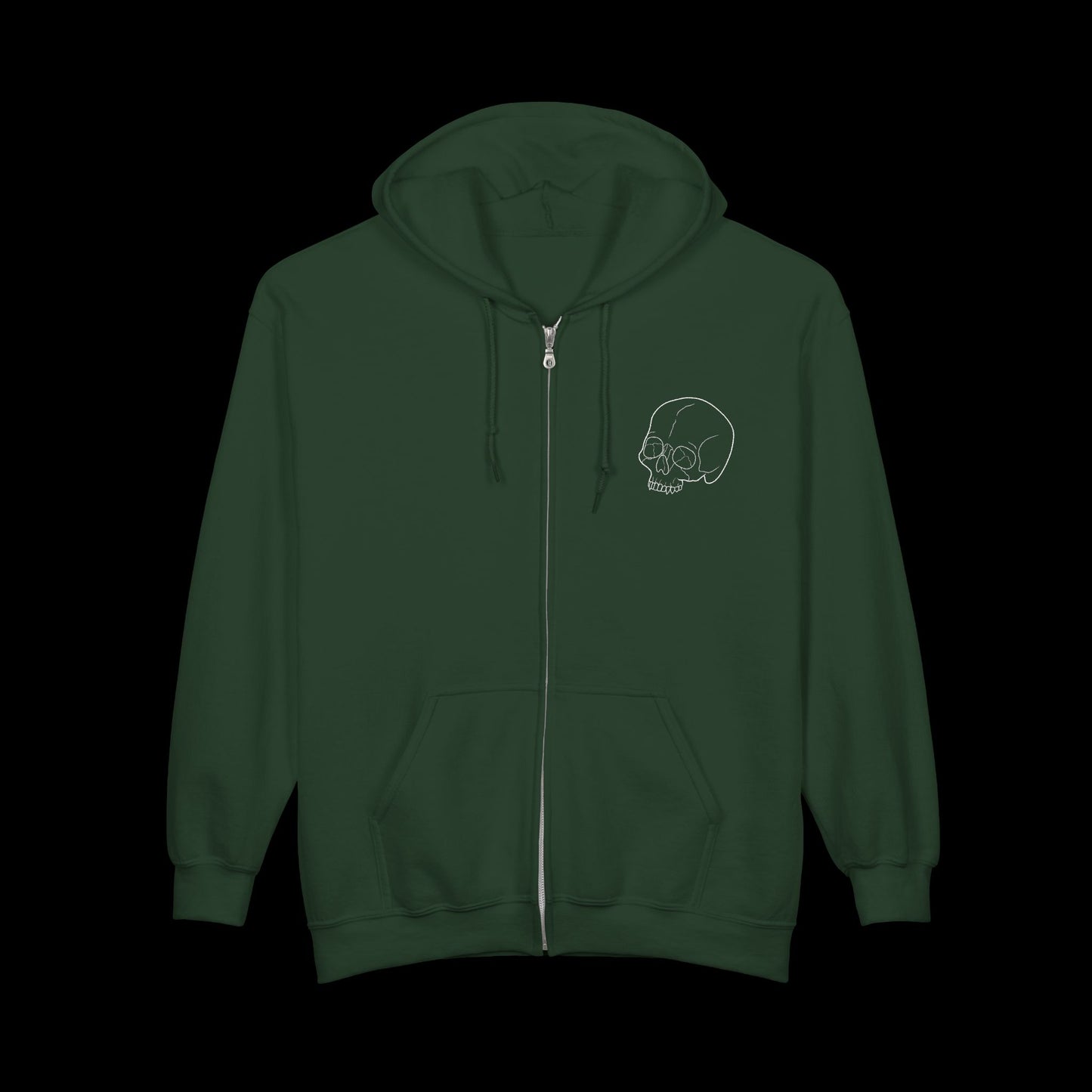 Skulls ‘n Roses Unisex Full Zip Hoodie