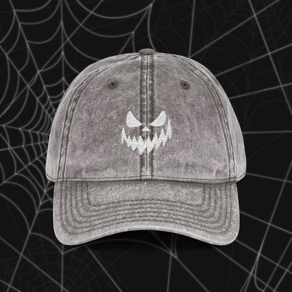 Spooky Grin Vintage Cap (Embroidery)