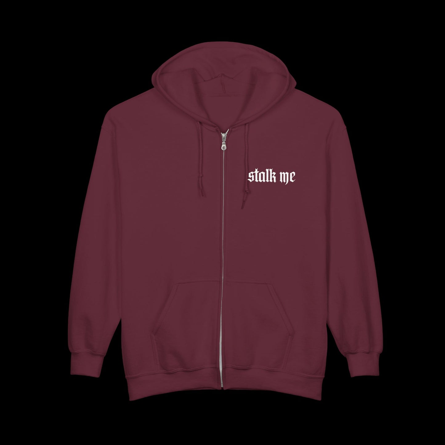stalk me mask Unisex Full Zip Hoodie