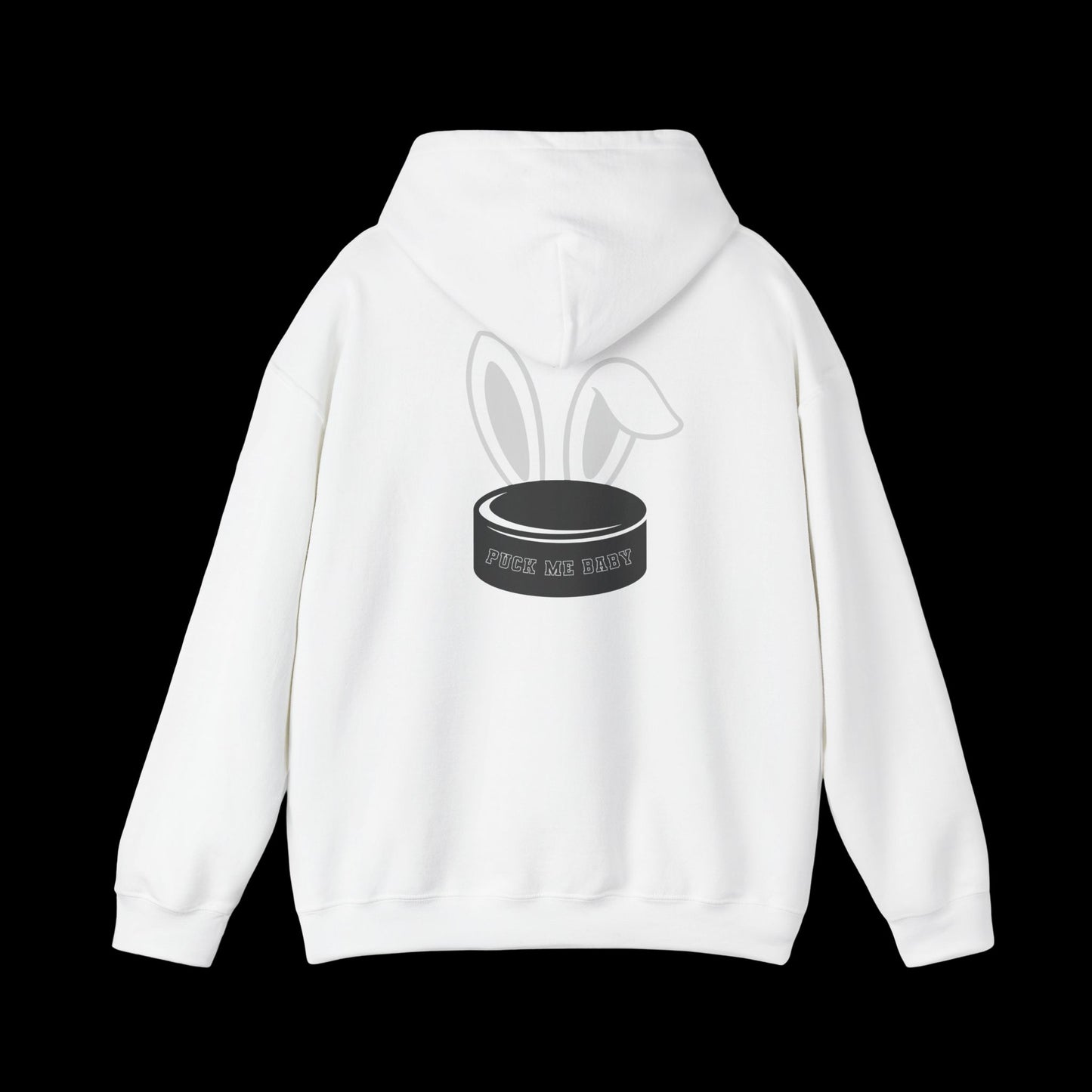 PUCK BUNNY (puck on back) Unisex Hoodie