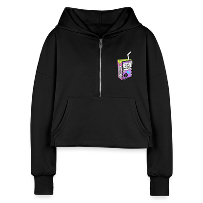 Tears of the Patriarchy Cropped Hoodie - black