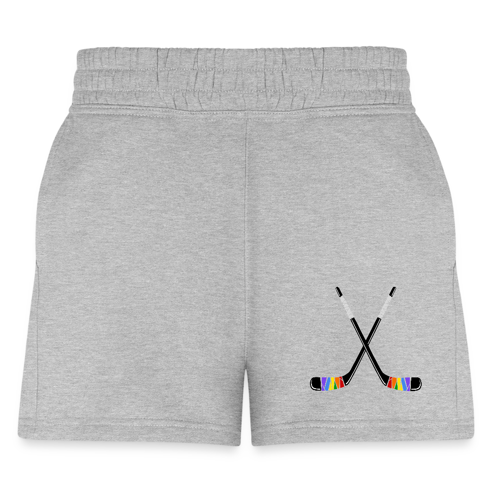 Pride Tape Sticks Jogger Short - heather gray