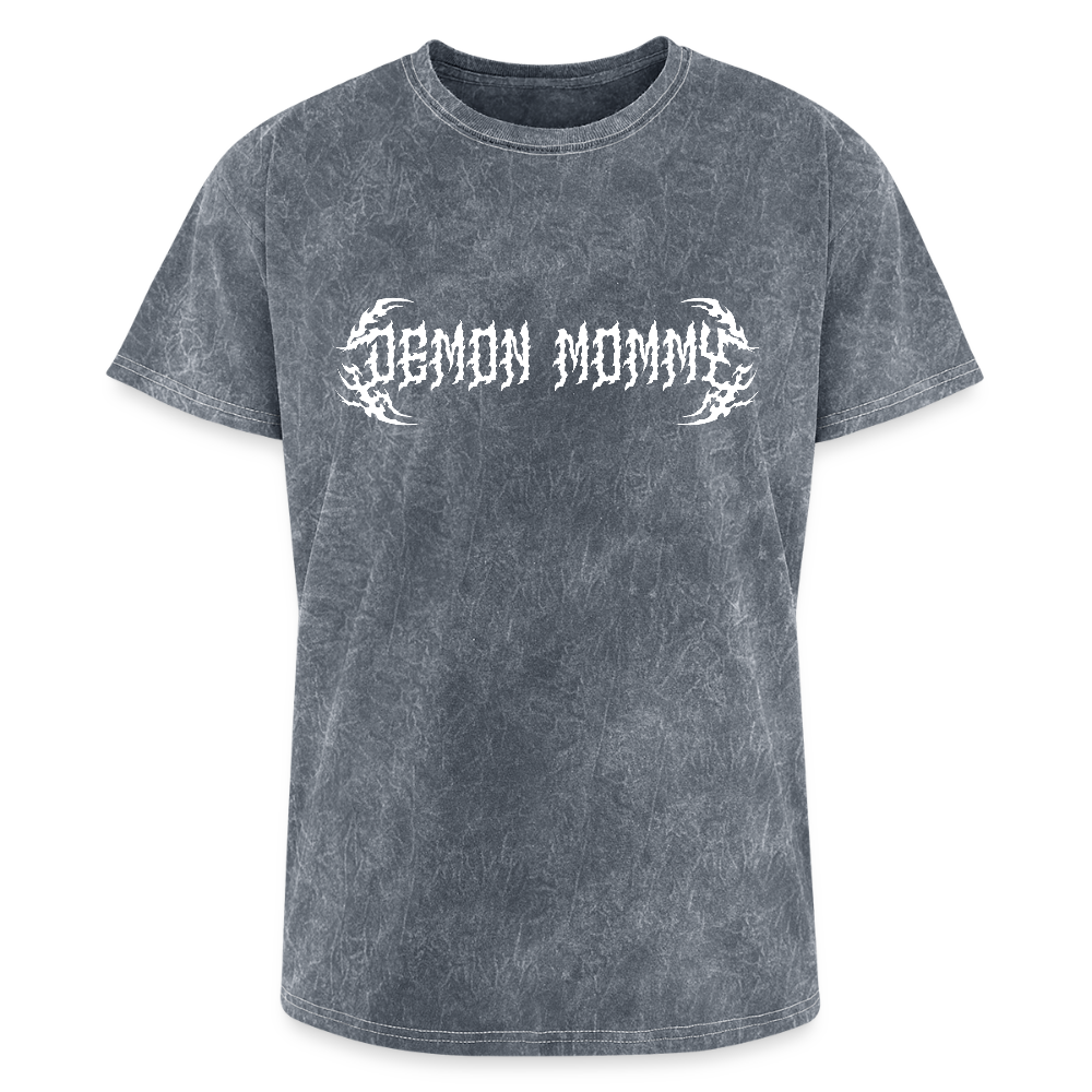 Demon Mommy (Mineral Wash) Tee - mineral grey