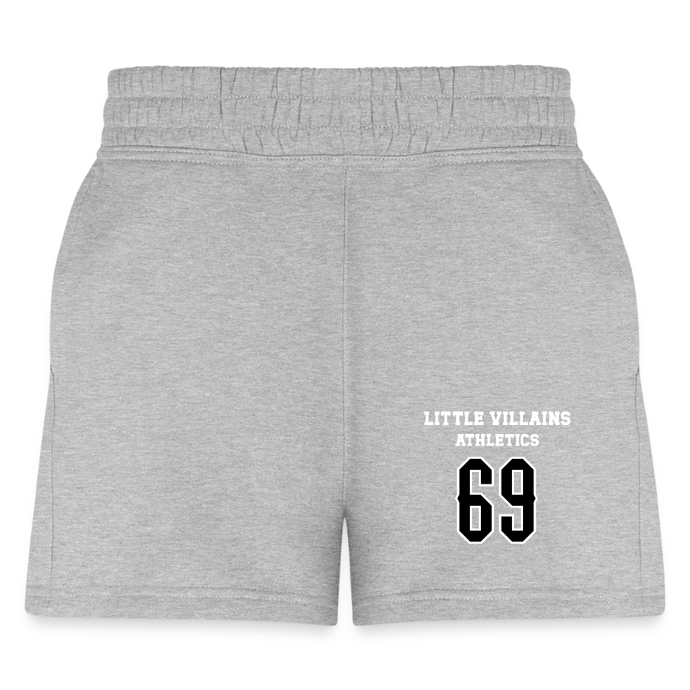 Little Villains Athletics Jogger Short - heather gray