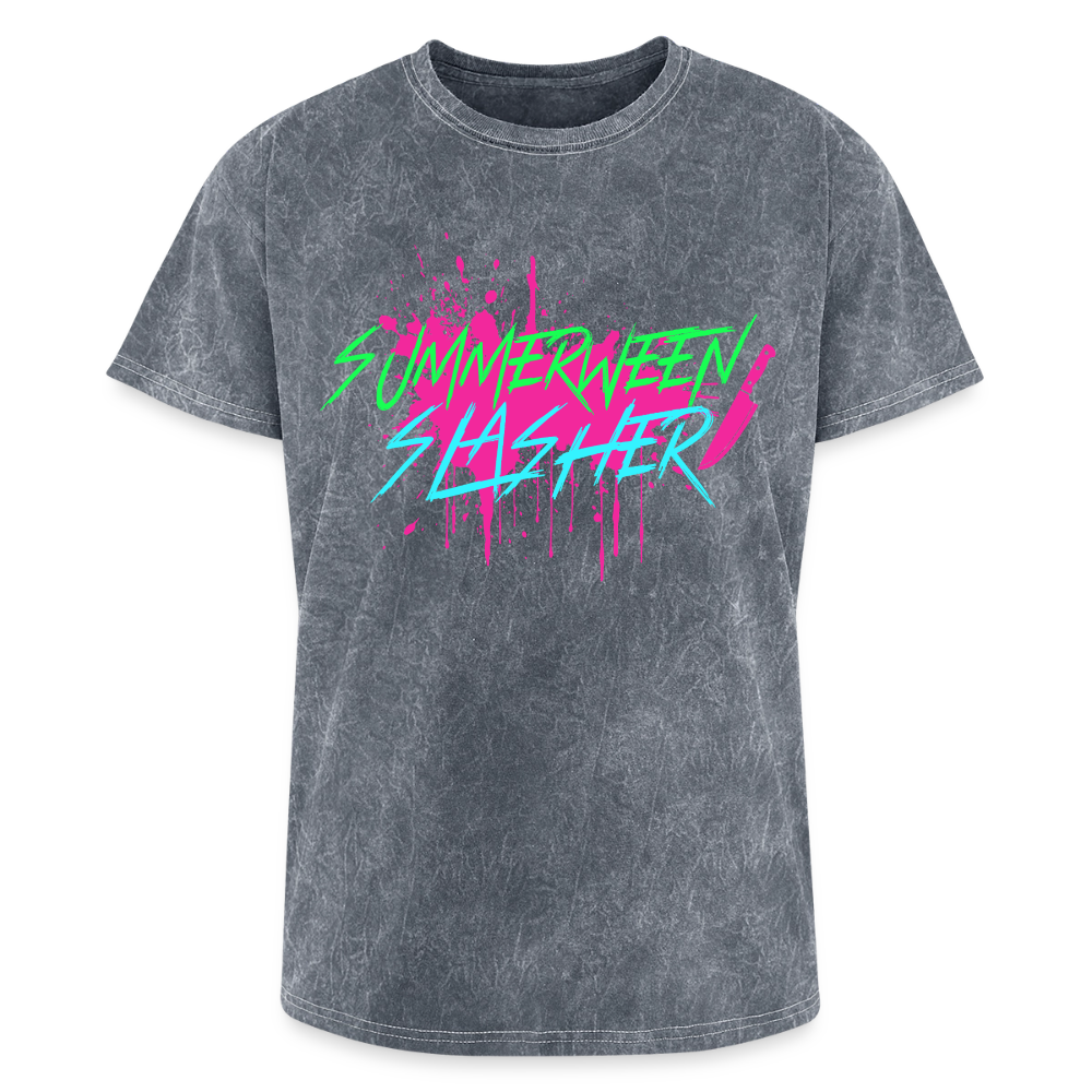 Summerween Slasher (Mineral Wash) Tee - mineral grey