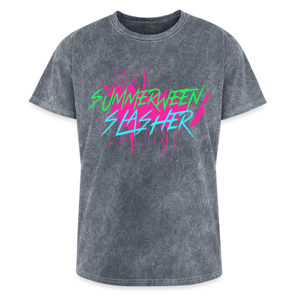 Summerween Slasher (Mineral Wash) Tee - mineral grey