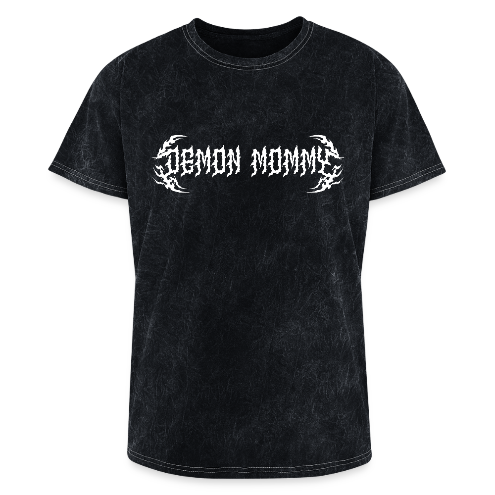 Demon Mommy (Mineral Wash) Tee - mineral black
