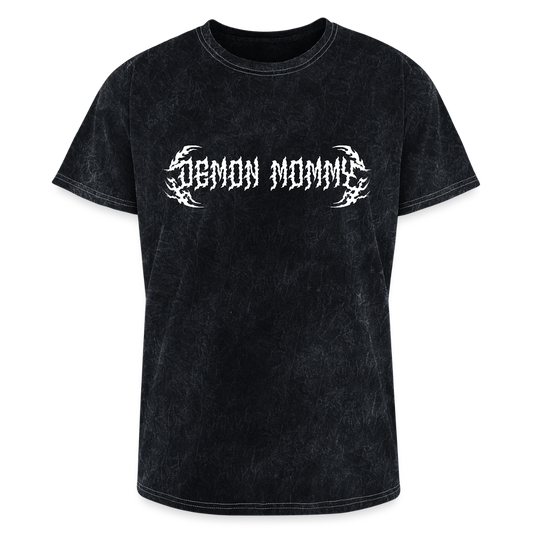 Demon Mommy (Mineral Wash) Tee - mineral black