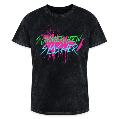 Summerween Slasher (Mineral Wash) Tee - mineral black