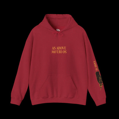 As Above, So Below (sleeve design) Hoodie